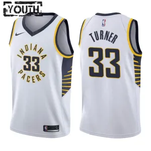 Nike Indiana Pacers Myles Turner 33 Lasten Pelipaita Association Edition Swingman Valkoinen Nike Indiana Pacers Myles Turner 33 Lasten Pelipaita Association Edition Swingman Valkoinen