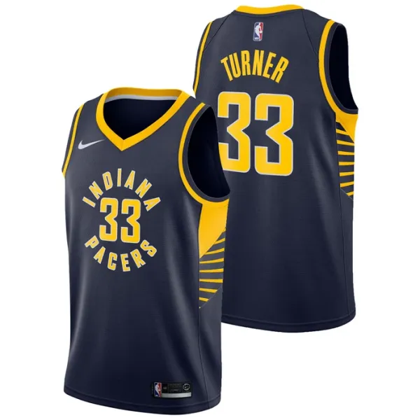 Nike Indiana Pacers Myles Turner 33 Miesten Pelipaita Icon Edition Swingman Laivasto Nike Indiana Pacers Myles Turner 33 Miesten Pelipaita Icon Edition Swingman Laivasto