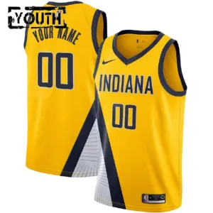Nike Indiana Pacers Personoitava Lasten Pelipaita Statement Edition Swingman Keltainen