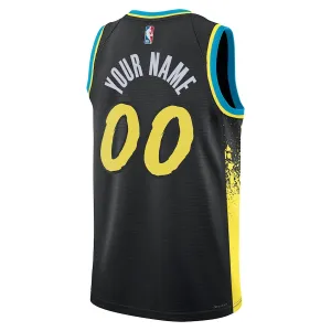 Nike Indiana Pacers Personoitava Miesten Pelipaita City Edition 2023-24 Swingman Musta