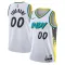 Nike Indiana Pacers Personoitava Miesten Pelipaita City Edition 2024-25 Swingman Valkoinen