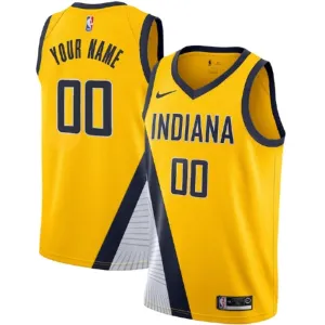 Nike Indiana Pacers Personoitava Miesten Pelipaita Statement Edition Swingman Keltainen