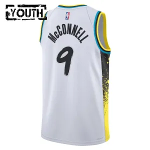 Nike Indiana Pacers TJ McConnell Lasten Pelipaita City Edition 2024-25 Swingman Valkoinen