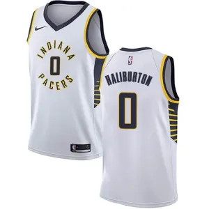 Nike Indiana Pacers Tyrese Haliburton 0 Miesten Pelipaita Association Edition Swingman Valkoinen Nike Indiana Pacers Tyrese Haliburton 0 Miesten Pelipaita Association Edition Swingman Valkoinen