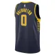 Nike Indiana Pacers Tyrese Haliburton 0 Miesten Pelipaita Icon Edition Swingman Laivasto