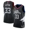 LA Clippers Jordan Nicolas Batum 33 Miesten Pelipaita Statement Edition Swingman Musta