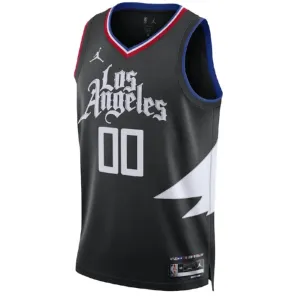 LA Clippers Jordan Personoitava Miesten Pelipaita Statement Edition Swingman Musta
