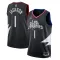 LA Clippers Jordan Reggie Jackson 1 Miesten Pelipaita Statement Edition Swingman Musta
