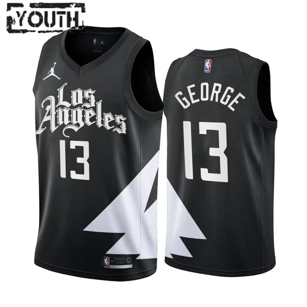 LA Clippers Paul George 13 Jordan Lasten Pelipaita Statement Edition Swingman Musta LA Clippers Paul George 13 Jordan Lasten Pelipaita Statement Edition Swingman Musta