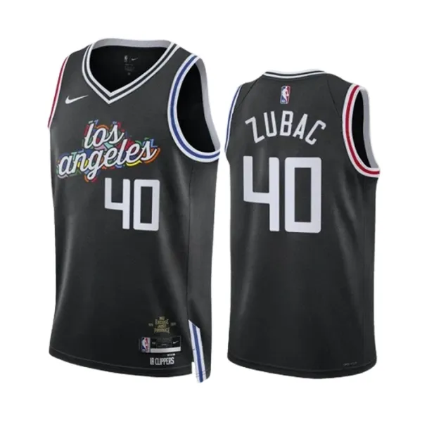 Nike LA Clippers Ivica Zubac 40 Miesten Pelipaita City Edition 2022-23 Swingman Musta Nike LA Clippers Ivica Zubac 40 Miesten Pelipaita City Edition 2022-23 Swingman Musta