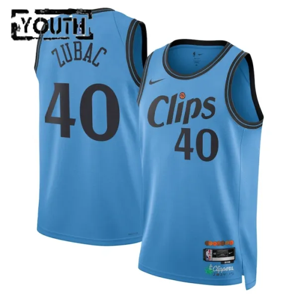 Nike LA Clippers Ivica Zubac Lasten Pelipaita City Edition 2024-25 Swingman Sininen Nike LA Clippers Ivica Zubac Lasten Pelipaita City Edition 2024-25 Swingman Sininen