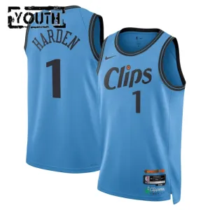 Nike LA Clippers James Harden Lasten Pelipaita City Edition 2024-25 Swingman Sininen