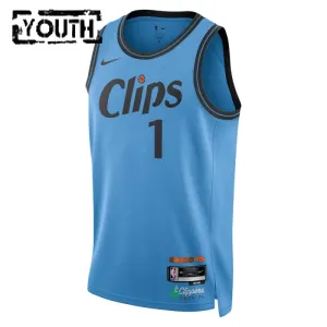 Nike LA Clippers James Harden Lasten Pelipaita City Edition 2024-25 Swingman Sininen