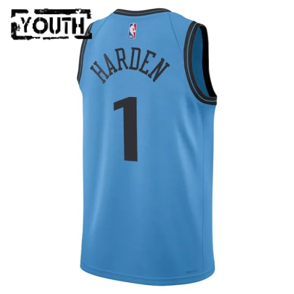 Nike LA Clippers James Harden Lasten Pelipaita City Edition 2024-25 Swingman Sininen