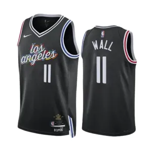 Nike LA Clippers John Wall 11 Miesten Pelipaita City Edition 2022-23 Swingman Musta