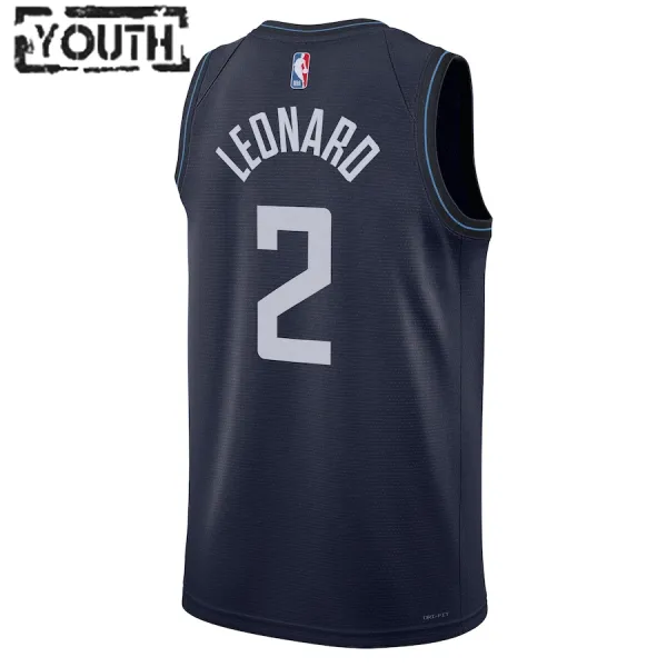 Nike LA Clippers Kawhi Leonard Lasten Pelipaita City Edition 2023-24 Swingman Laivasto