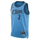 Nike LA Clippers Kawhi Leonard Miesten Pelipaita City Edition 2024-25 Swingman Sininen
