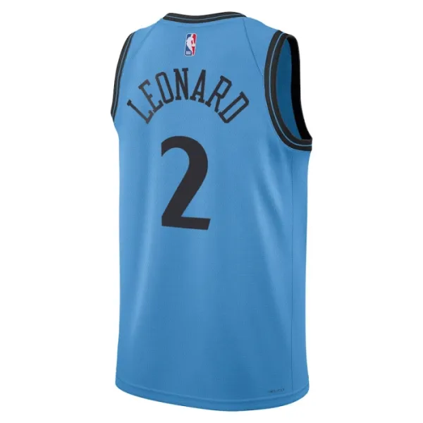 Nike LA Clippers Kawhi Leonard Miesten Pelipaita City Edition 2024-25 Swingman Sininen