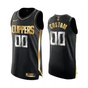 Nike LA Clippers Limited Personoitava Miesten Pelipaita Golden Edition Swingman Musta Nike LA Clippers Limited Personoitava Miesten Pelipaita Golden Edition Swingman Musta