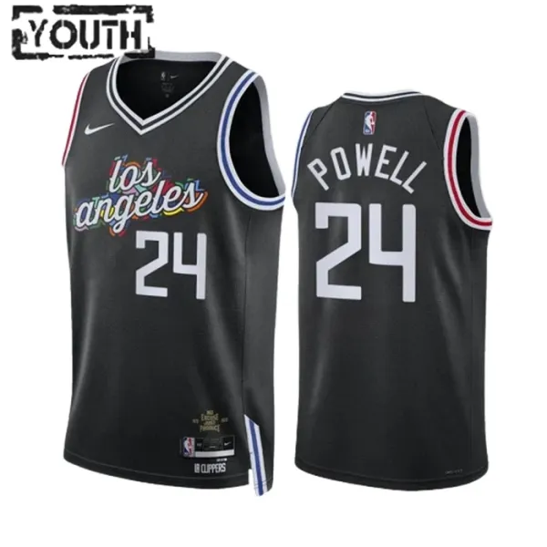 Nike LA Clippers Norman Powell 24 Lasten Pelipaita City Edition 2022-23 Swingman Musta Nike LA Clippers Norman Powell 24 Lasten Pelipaita City Edition 2022-23 Swingman Musta