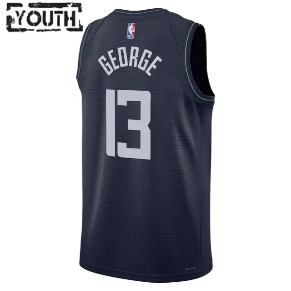Nike LA Clippers Paul George Lasten Pelipaita City Edition 2023-24 Swingman Laivasto