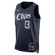 Nike LA Clippers Paul George Miesten Pelipaita City Edition 2023-24 Swingman Laivasto