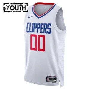 Nike LA Clippers Personoitava Lasten Pelipaita Association Edition Swingman Valkoinen