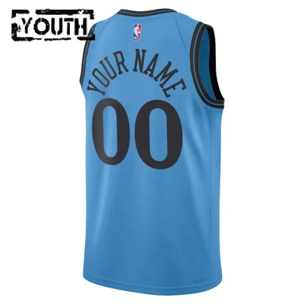 Nike LA Clippers Personoitava Lasten Pelipaita City Edition 2024-25 Swingman Sininen