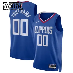 Nike LA Clippers Personoitava Lasten Pelipaita Icon Edition Swingman Sininen