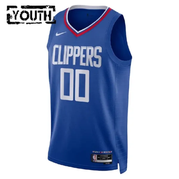 Nike LA Clippers Personoitava Lasten Pelipaita Icon Edition Swingman Sininen