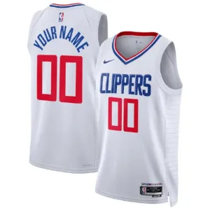 Nike LA Clippers Personoitava Miesten Pelipaita Association Edition Swingman Valkoinen