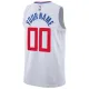 Nike LA Clippers Personoitava Miesten Pelipaita Association Edition Swingman Valkoinen