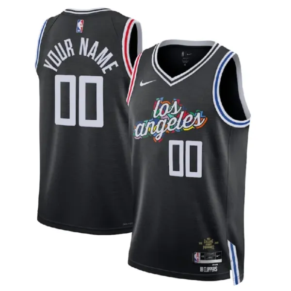 Nike LA Clippers Personoitava Miesten Pelipaita City Edition 2022-23 Swingman Musta Nike LA Clippers Personoitava Miesten Pelipaita City Edition 2022-23 Swingman Musta