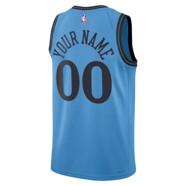 Nike LA Clippers Personoitava Miesten Pelipaita City Edition 2024-25 Swingman Sininen