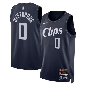 Nike LA Clippers Russell Westbrook Miesten Pelipaita City Edition 2023-24 Swingman Laivasto
