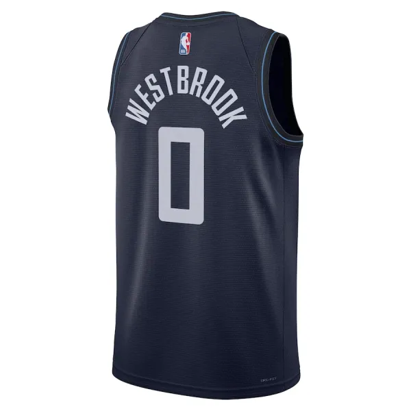 Nike LA Clippers Russell Westbrook Miesten Pelipaita City Edition 2023-24 Swingman Laivasto