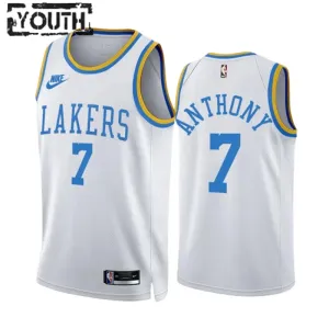 Los Angeles Lakers Carmelo Anthony 7 Lasten Pelipaita Classic Edition 2022-23 Swingman Valkoinen Los Angeles Lakers Carmelo Anthony 7 Lasten Pelipaita Classic Edition 2022-23 Swingman Valkoinen