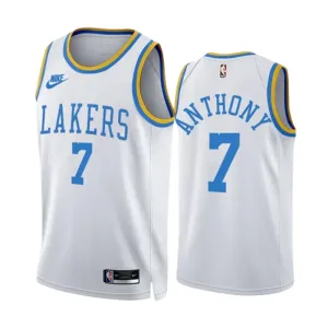 Los Angeles Lakers Carmelo Anthony 7 Miesten Pelipaita Classic Edition 2022-23 Swingman Valkoinen Los Angeles Lakers Carmelo Anthony 7 Miesten Pelipaita Classic Edition 2022-23 Swingman Valkoinen