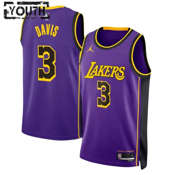 Los Angeles Lakers Jordan Anthony Davis 3 Lasten Pelipaita Statement Edition Swingman Violetti Los Angeles Lakers Jordan Anthony Davis 3 Lasten Pelipaita Statement Edition Swingman Violetti