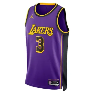 Los Angeles Lakers Jordan Anthony Davis 3 Miesten Pelipaita Statement Edition Swingman Violetti