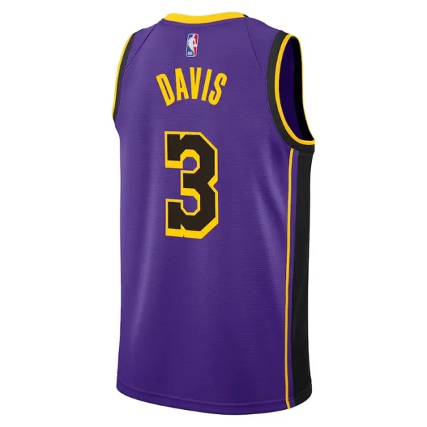 Los Angeles Lakers Jordan Anthony Davis 3 Miesten Pelipaita Statement Edition Swingman Violetti