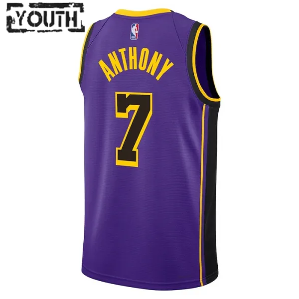 Los Angeles Lakers Jordan Carmelo Anthony 7 Lasten Pelipaita Statement Edition Swingman Violetti
