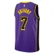 Los Angeles Lakers Jordan Carmelo Anthony 7 Miesten Pelipaita Statement Edition Swingman Violetti