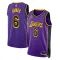 Los Angeles Lakers Jordan Lebron James 6 Miesten Pelipaita Statement Edition Swingman Violetti