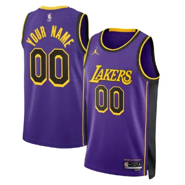 Los Angeles Lakers Jordan Personoitava Miesten Pelipaita Statement Edition Swingman Sininen Los Angeles Lakers Jordan Personoitava Miesten Pelipaita Statement Edition Swingman Sininen