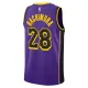 Los Angeles Lakers Jordan Rui Hachimura 28 Miesten Pelipaita Statement Edition Swingman Violetti