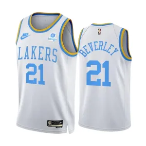 Los Angeles Lakers Patrick Beverley 21 Miesten Pelipaita Classic Edition 2022-23 Swingman Valkoinen Los Angeles Lakers Patrick Beverley 21 Miesten Pelipaita Classic Edition 2022-23 Swingman Valkoinen
