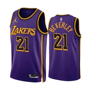 Los Angeles Lakers Patrick Beverley 21 Miesten Pelipaita Statement Edition Swingman Violetti Los Angeles Lakers Patrick Beverley 21 Miesten Pelipaita Statement Edition Swingman Violetti