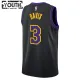 Nike Los Angeles Lakers Anthony Davis Lasten Pelipaita City Edition 2023-24 Swingman Musta