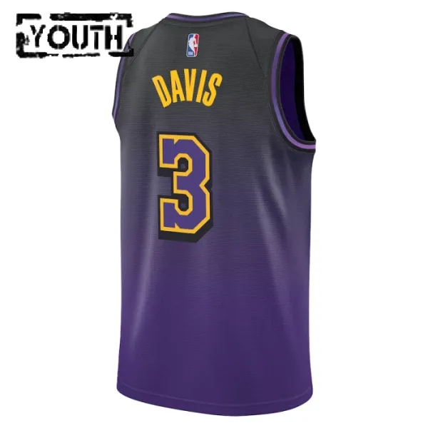 Nike Los Angeles Lakers Anthony Davis Lasten Pelipaita City Edition 2024-25 Swingman Violetti